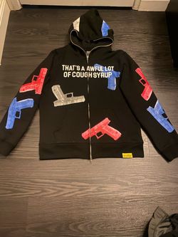 Cough Syrup Zip/up Hoodie Size M