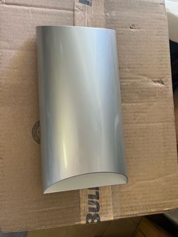 Silver Metal Wall Sconce Light Fixture