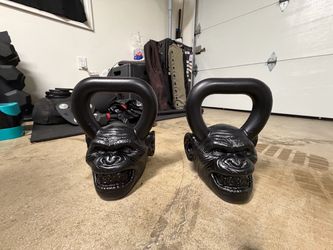 Onnit Primal Chimpanzee Cast Iron Kettlebell Set of 2