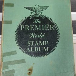 The premier world stamp album 1955 pre-owned 