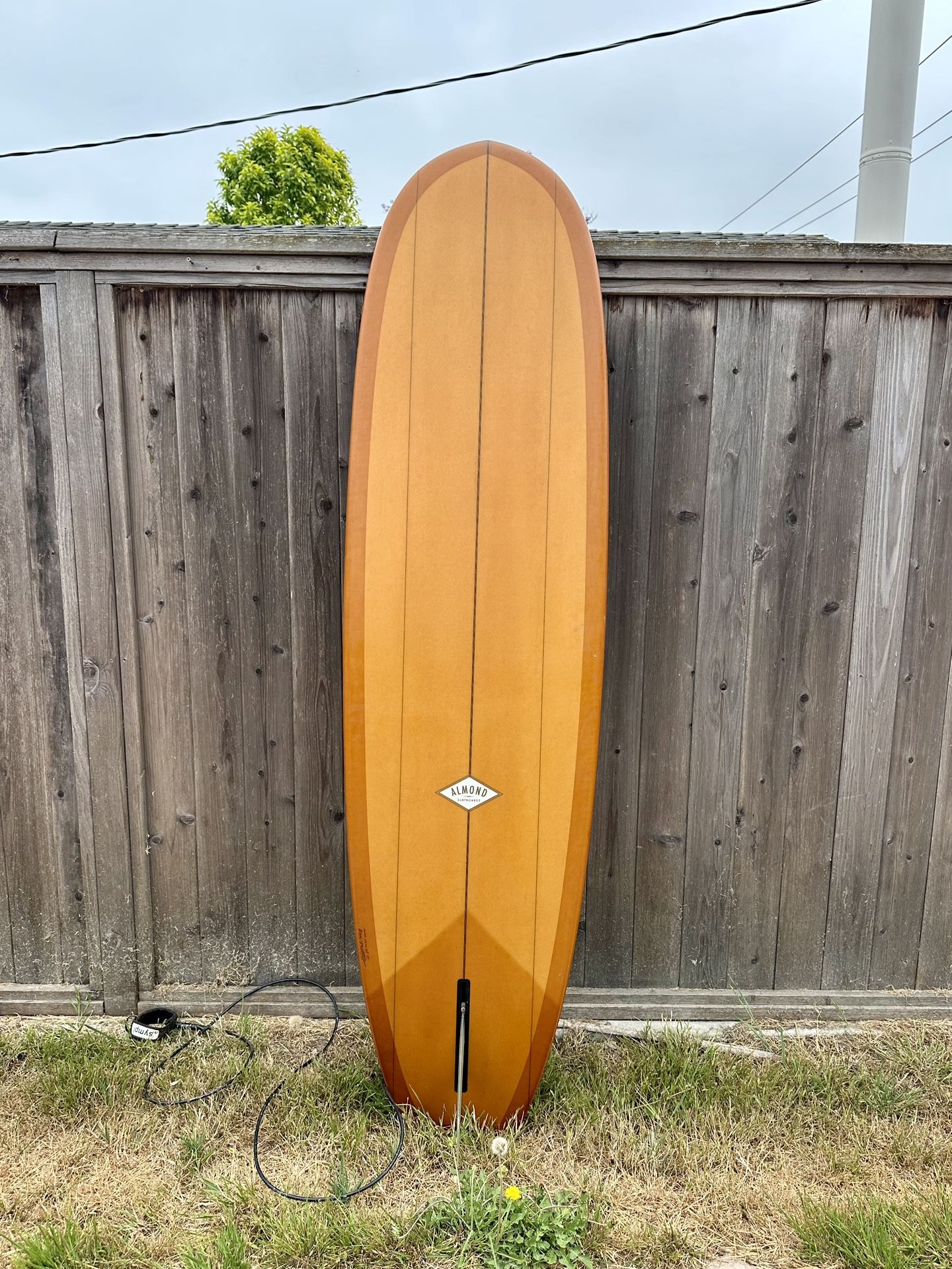 7’6 Almond Mini Walks On Water Surfboard