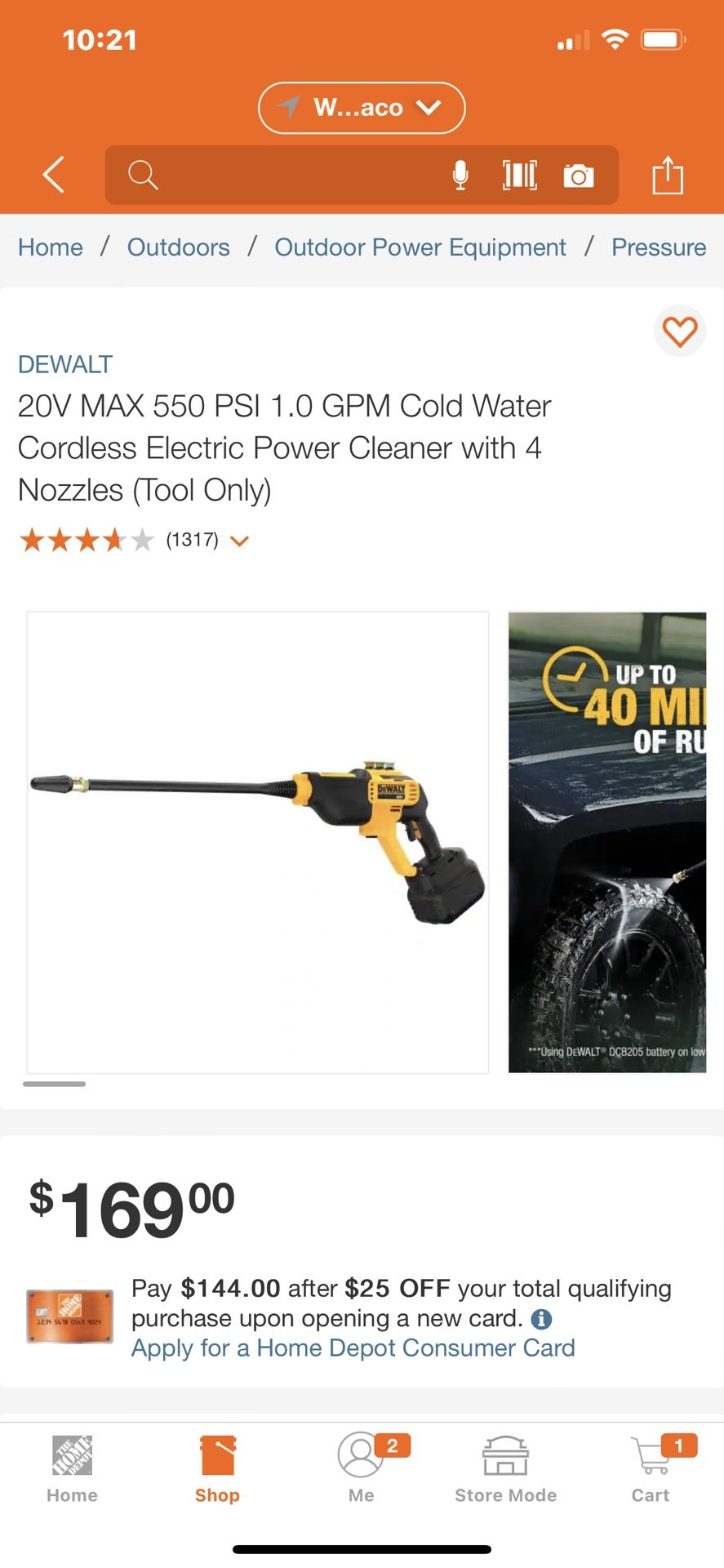 Power Cleaner Pressure Washer  (Tool Only)