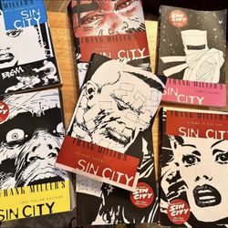 SIN CITY Frank Miller Graphic Novel Complete Set Volumes 1-7 Dark Horse Comics.
