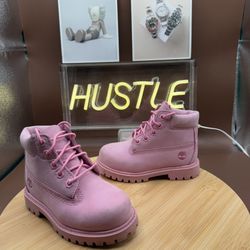 Timberland Premium 6-Inch Boot Toddler Prism Pnk Sz 8