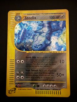 Pokemin Steelix Expedition H23 Holo Foil