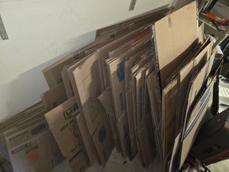Moving boxes, strech wrap, bubble wrap, packing papers