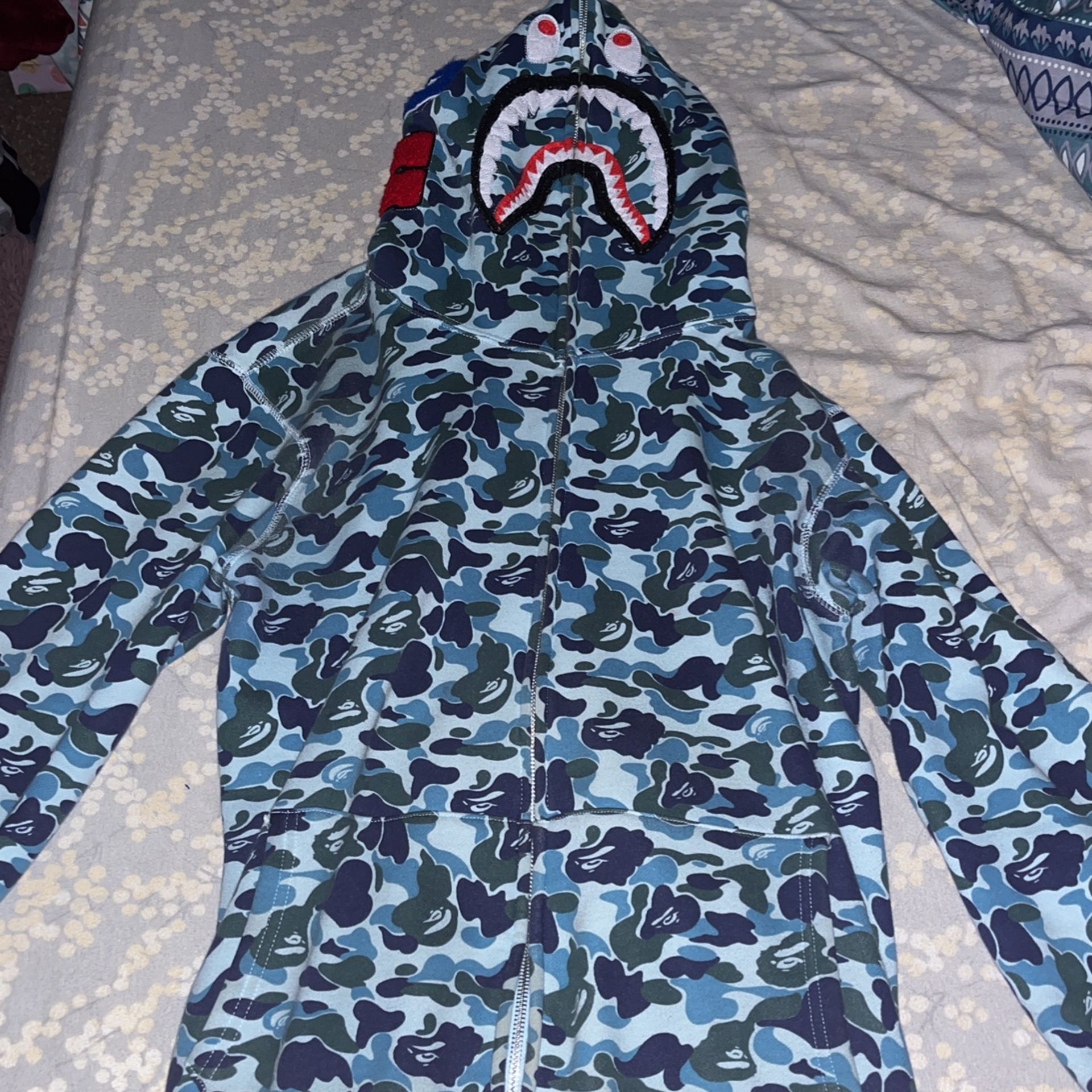 Blue Bape Hoodie