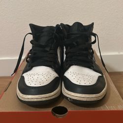 Jordan 1 Mids White Blacker Racer Blue 