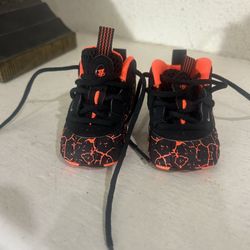 Nike Little Posite One "Cracked Lava" (or "Lava") toddler 1c