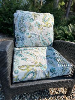 Outdoor chair cushion