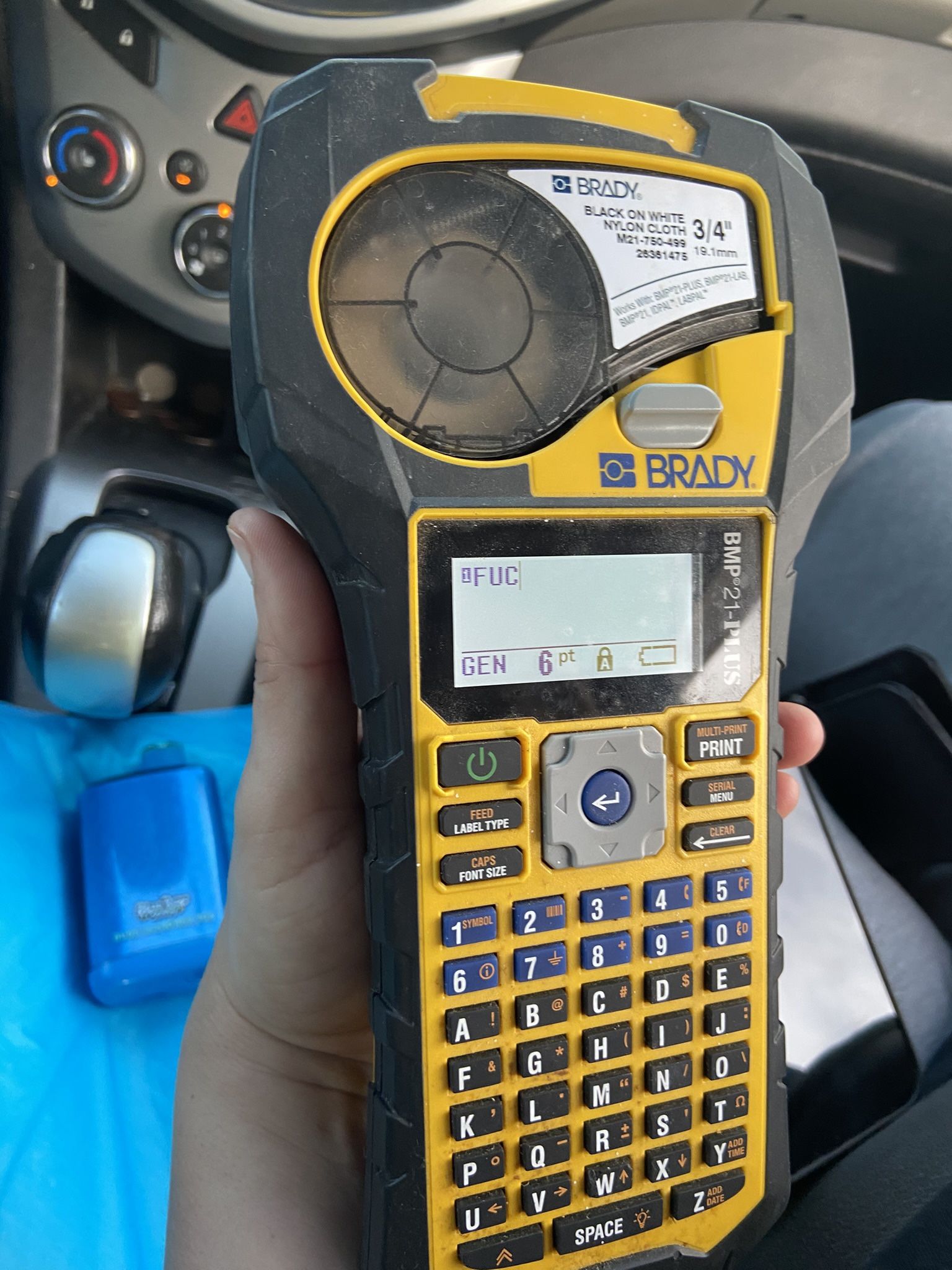 Brady professional label maker