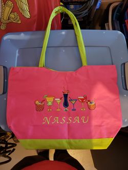 Pink Beach Bag