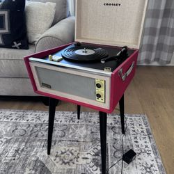 Crosley standing record player