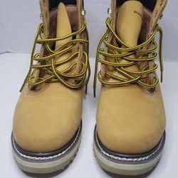 Diehard Hardcan DH-84101 Men's Soft Toe Nubuck Leather Work Boots Wheat Color Working men's size 11EE 