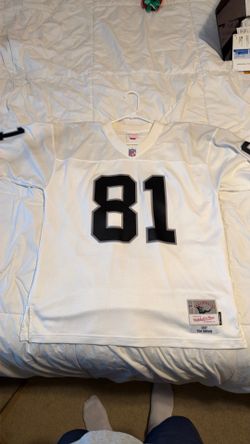 Mitchell and ness White Oakland raiders jersey Tim brown