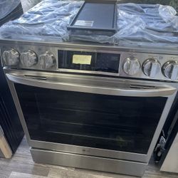 Slide In Gas Cooktop & Electric Oven Range With Convection InstaView WAS$2699 NOW$1299