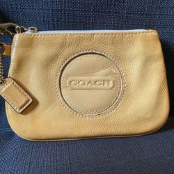 Coach Wristlet - Yellow