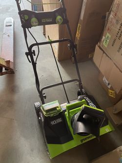 New 20” Electric Snowblower 