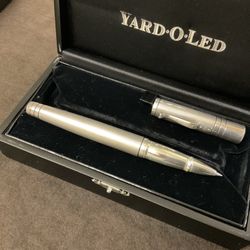 Sterling Silver Pen And Pencil.  Yard O Led