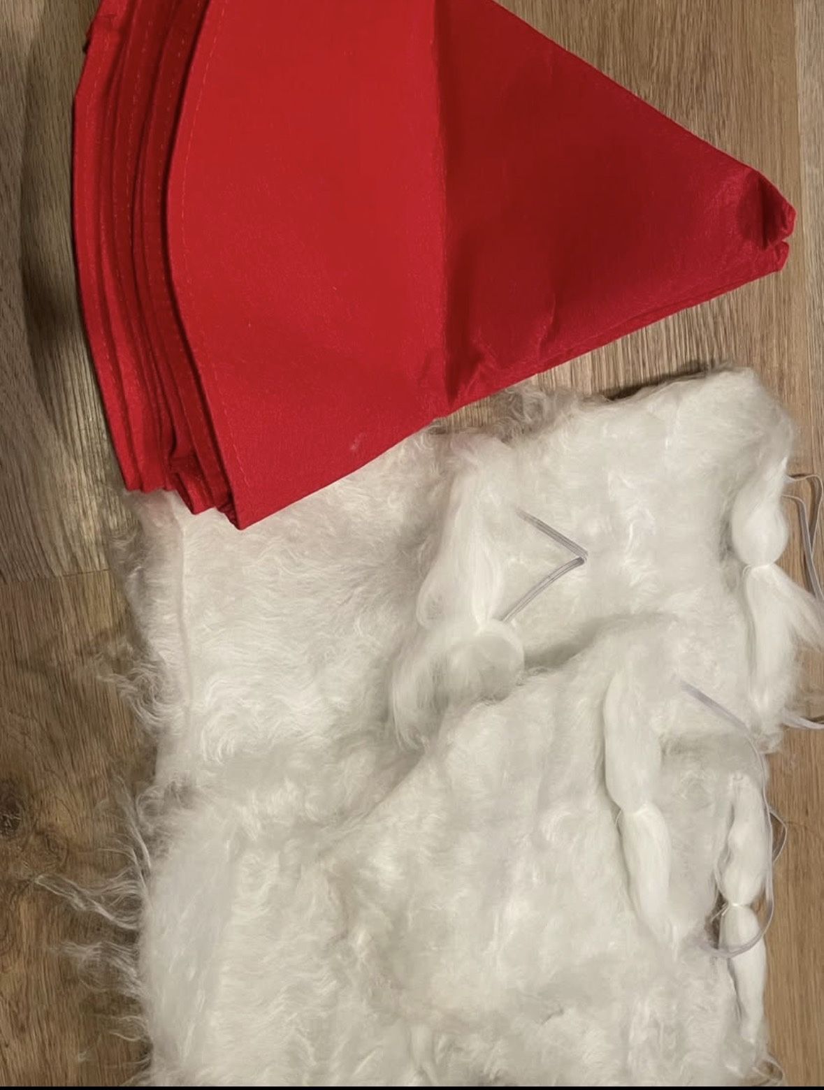 5pc Kids Gnome Hat and Beards
