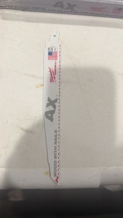 Milwaukee Sawzall AX Reciprocating Saw Blade