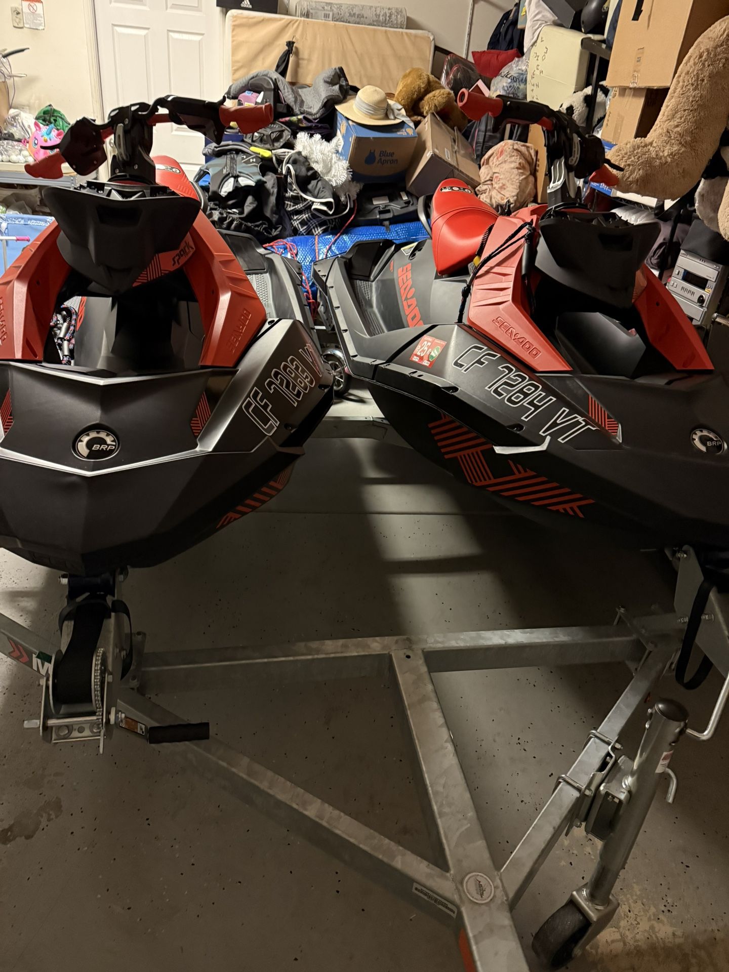Two 2022 Seadoo Spark Trix