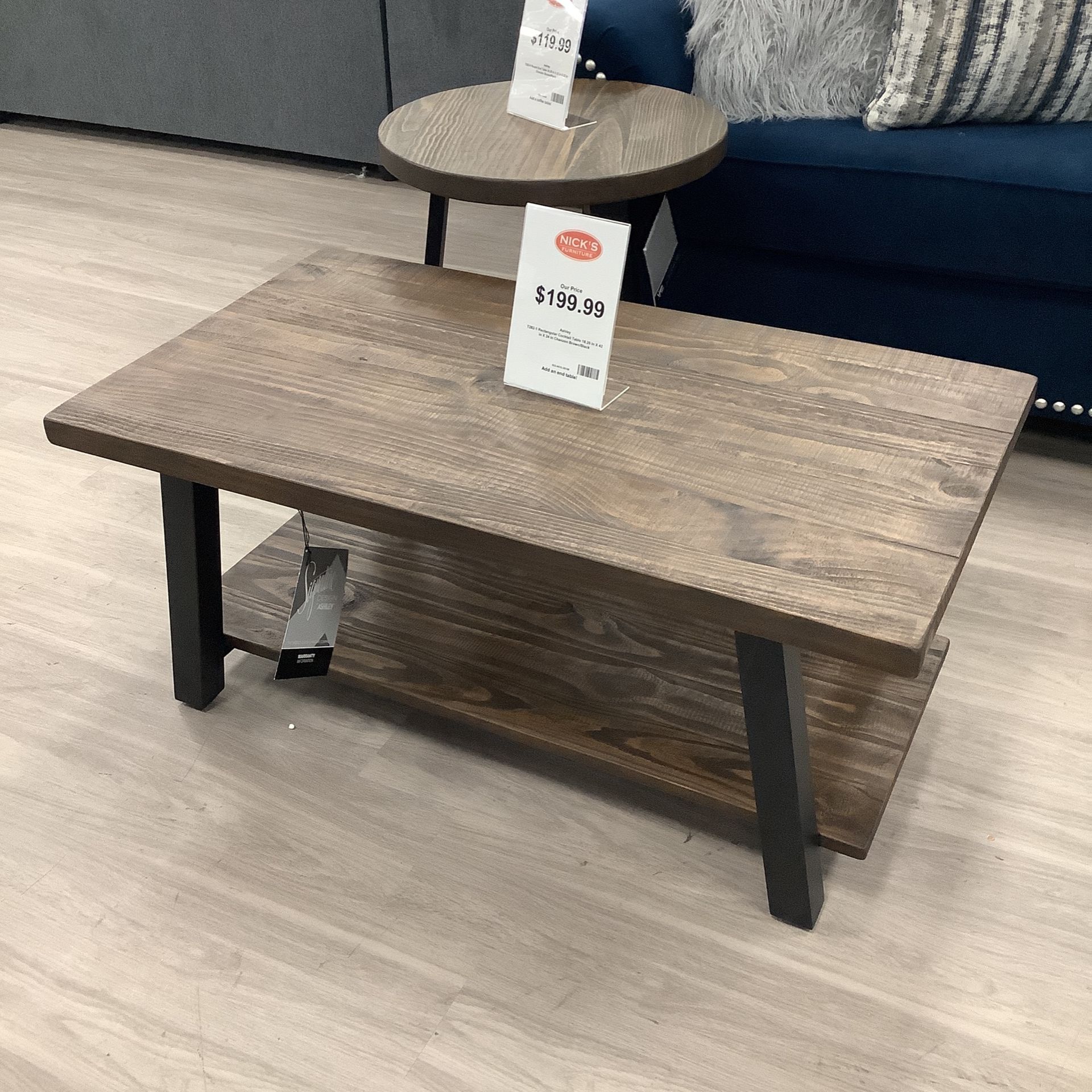 Rectangular Cocktail Table (Add A End Table For Only $119.99)