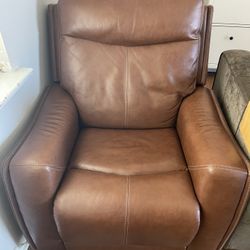  Natalia - Recliner Dual Power Coach - Dark Brown