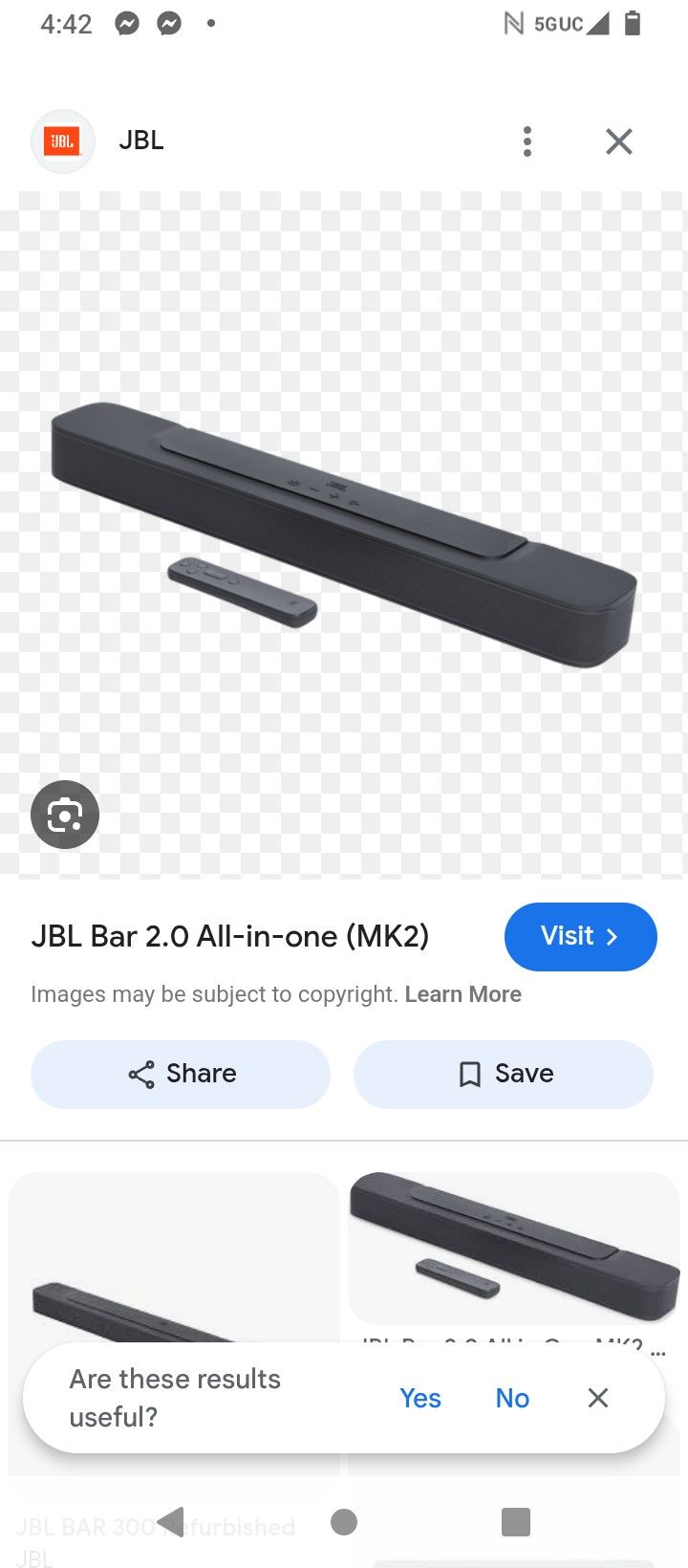 JBL Bar 2.0 All In One 