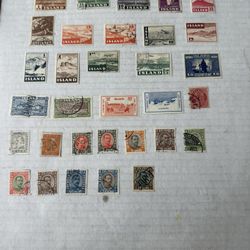 Iceland Collection Of 32 Stamps Used