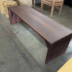 Wooden bench
