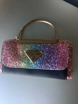 Baby Phat Rainbow Glitter wallet Purse
