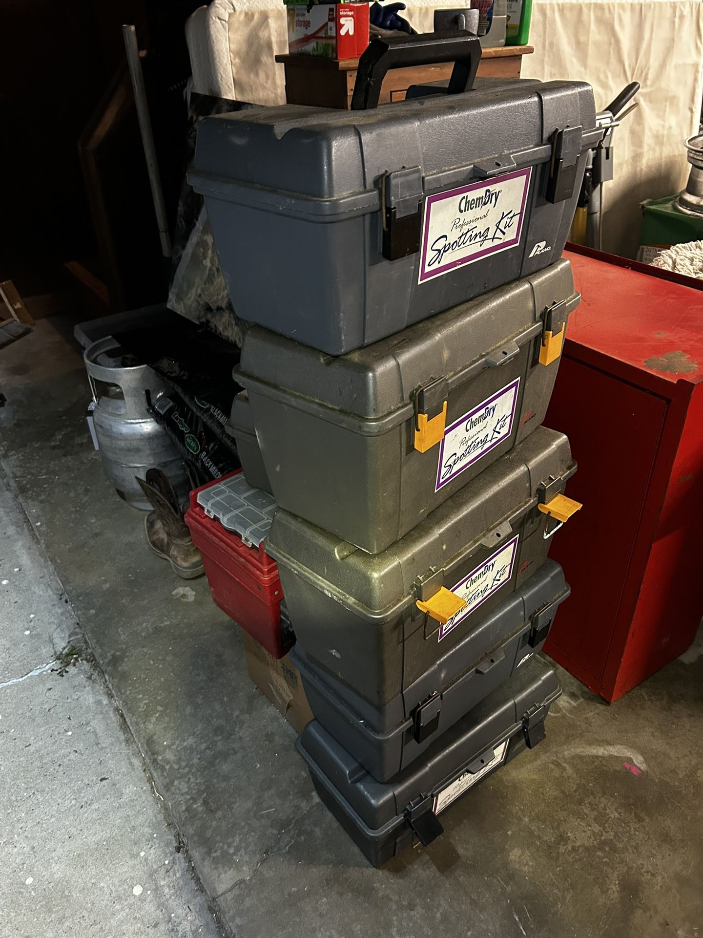 Tool Boxes (lot of 7)