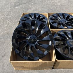 20” Tesla Model 3 Uberturbine Factory rims Oem performance wheels new 2018-2025 Gloss Black