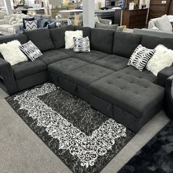 Sleeper Sectional With Storage 