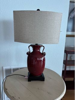 Burgundy Lamp