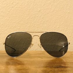 Silver Aviator Rayban Ray Ban Sunglasses New D22