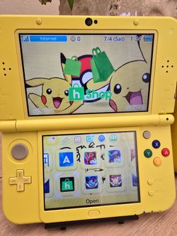 'New' Nintendo 3DS XL Pikachu Edition + 128GB microSD Card – $700