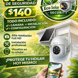 Cámara De Seguridad Solar 