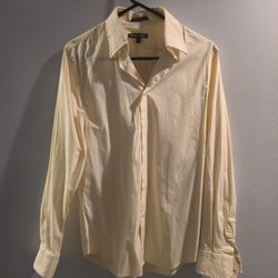 Express S Yellow shirt Modern Fit