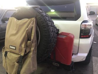 Spare tire hitch carrier