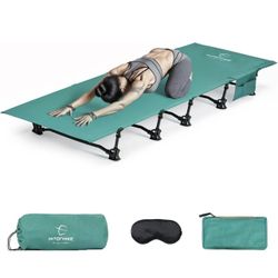 HITORHIKE Camping Cot Compact Folding Cot Bed for Outdoor Backpacking