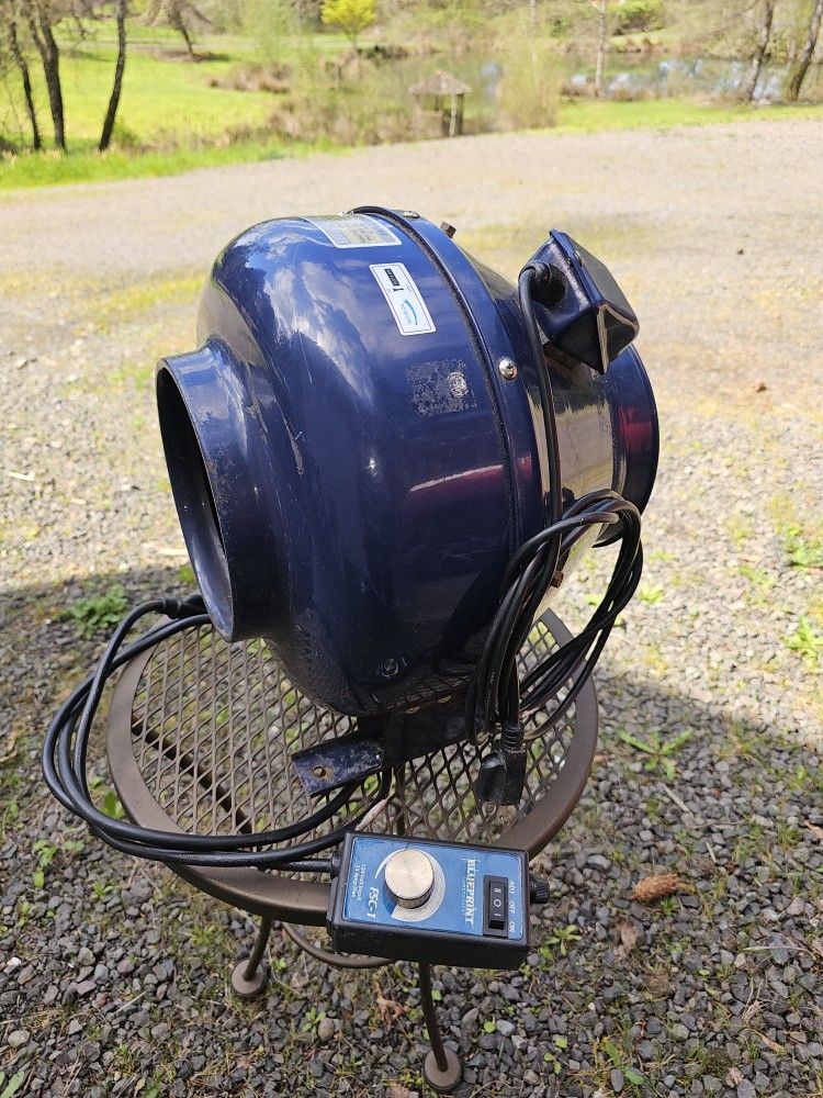 Inline 8" Blower With Controler