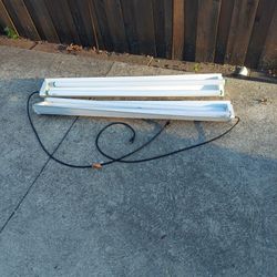 2 shop lights
