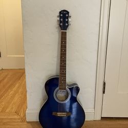 Acoustic Cutaway Guitar with Bag (New Condition) 