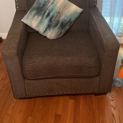Dark Gray Chair 