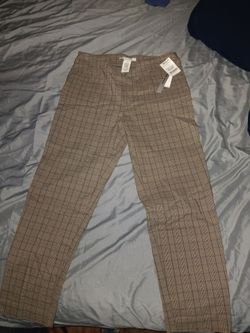 Plaid pants women's size 10