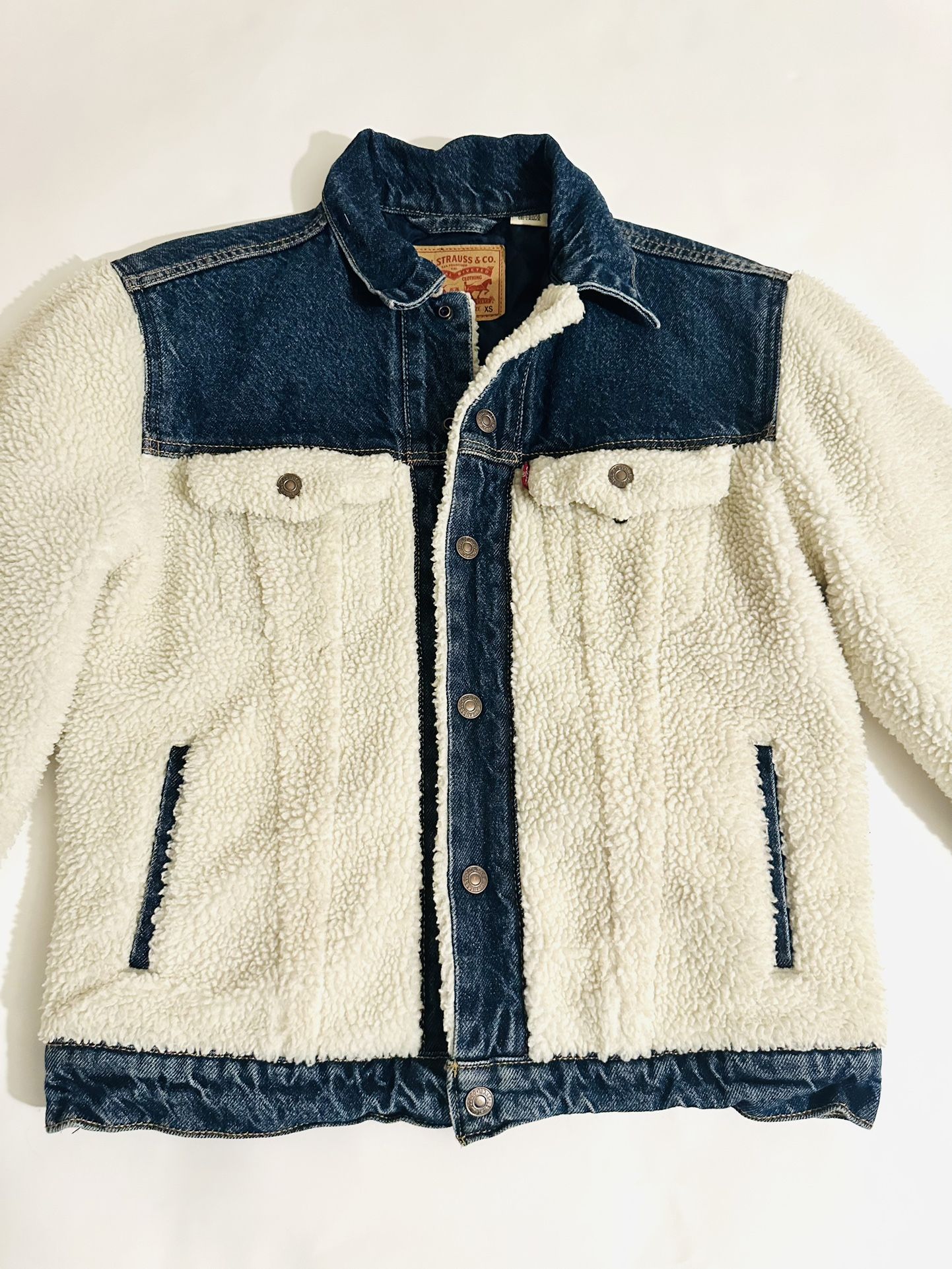Levi’s Strauss Denim Sherpa Ex-BF Jacket