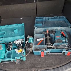 1 taladro makita 1 rota martillo con 3 brocas 1 grainer makita usadita for Sale in Buena Park CA OfferUp