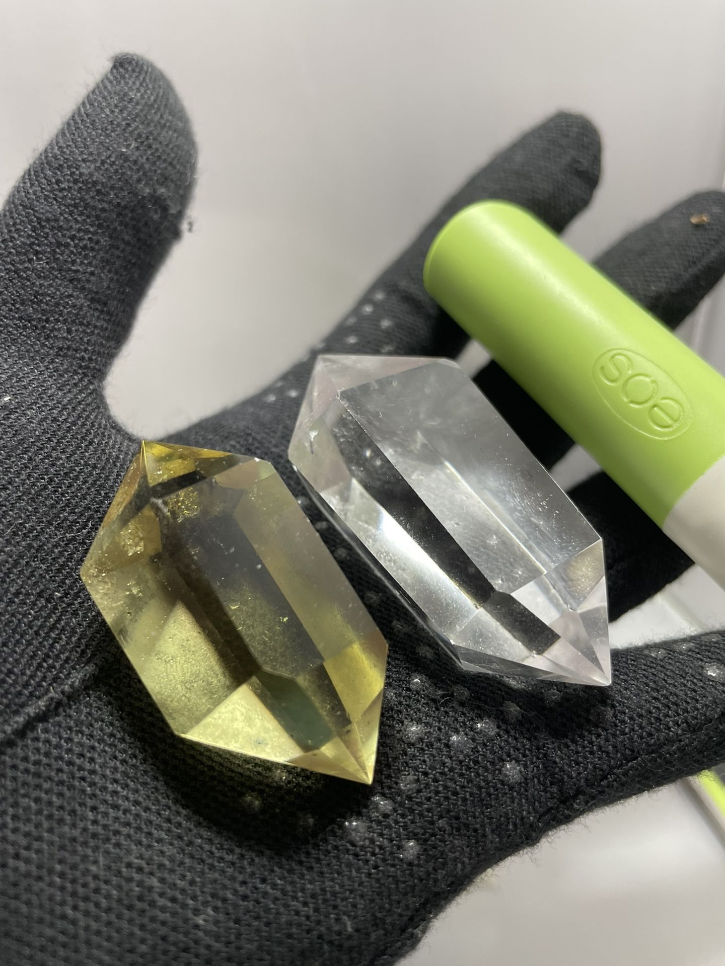 Citrine And Clear Quartz Crystal 